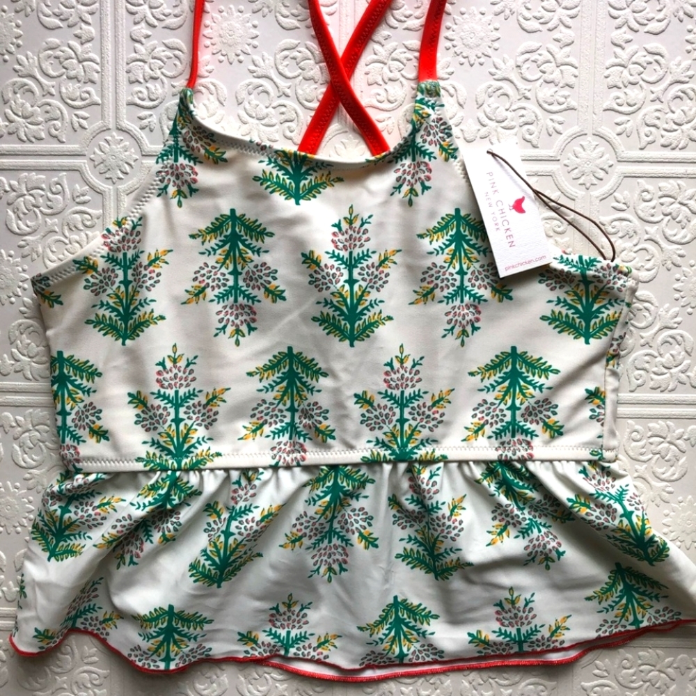 Pink Chicken tankini top